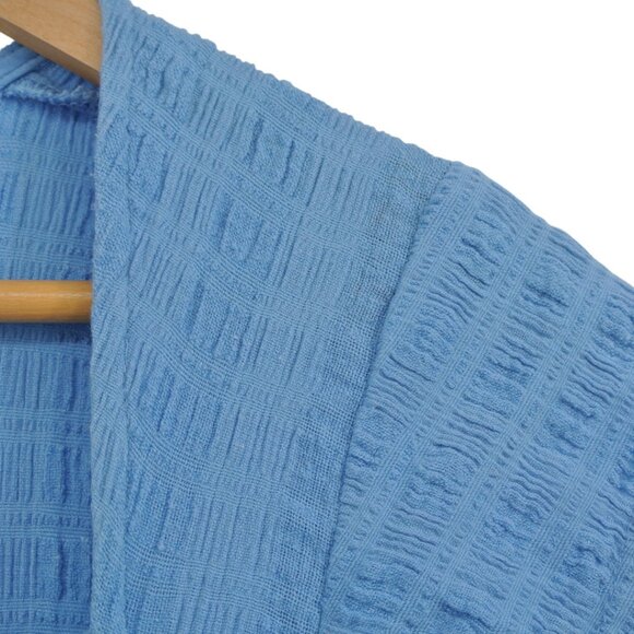 Free People Blue Maxi Dress w/ Front Cutout & Tie (Size SP) - Picture 5 of 6